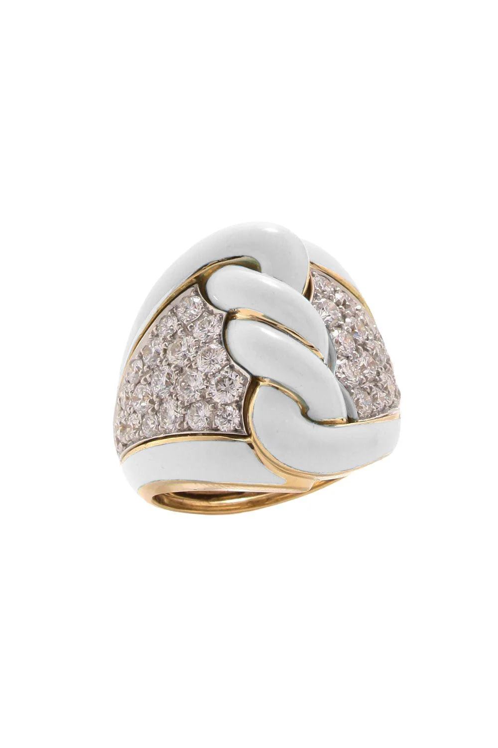 Diamond Rope Ring
