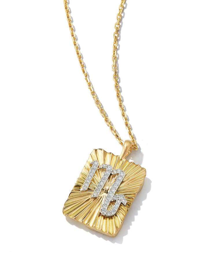 Diamond Scorpio Zodiac Pendant Necklace - Image 3