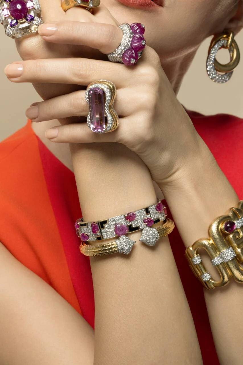 Diamond Sugar Cap Cuff Bracelt - Image 2