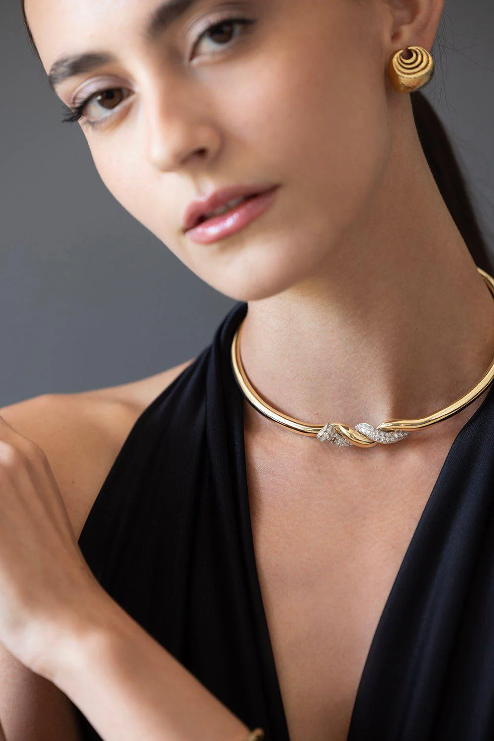 Diamond Two Tone Nail Collar - Image 3