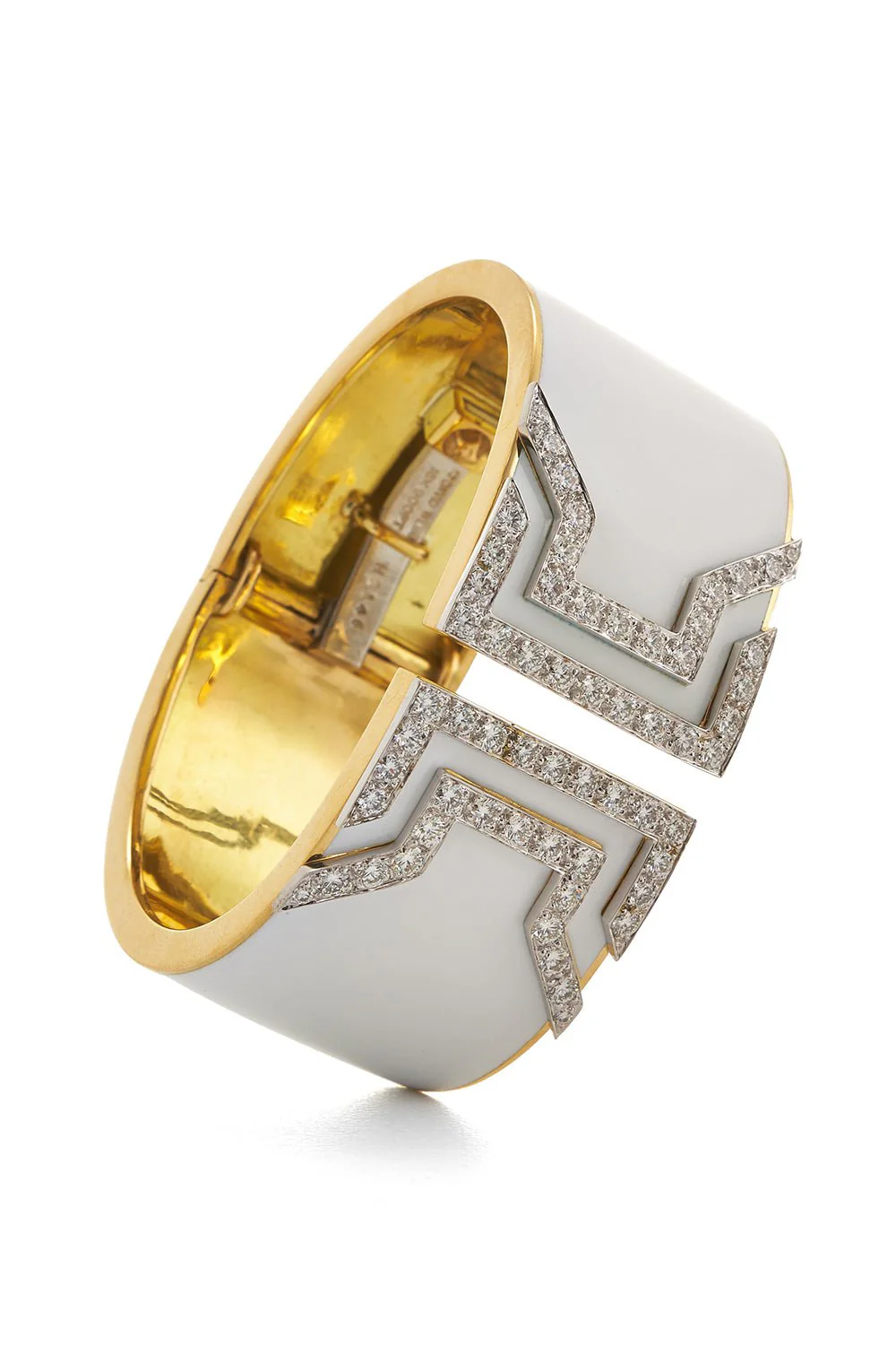 Diamond White Electra Cuff Bracelet