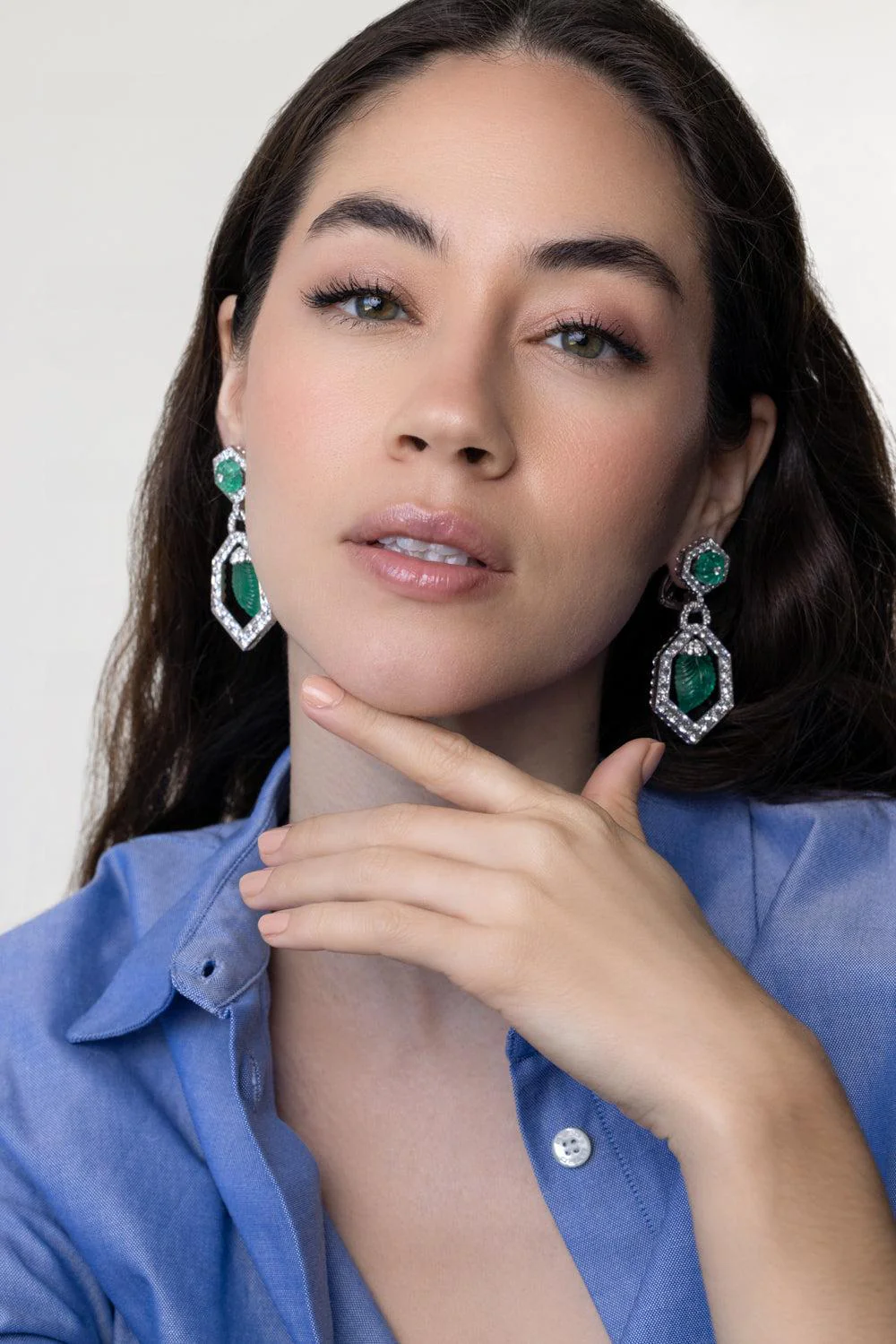 Emerald Pas De Deux Earrings - Image 2