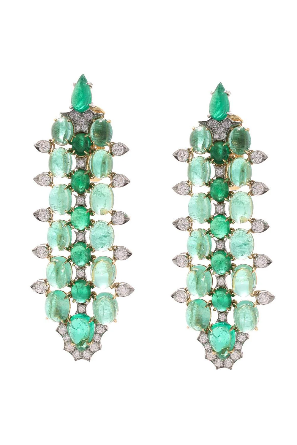 Emerald Streemer Earrings