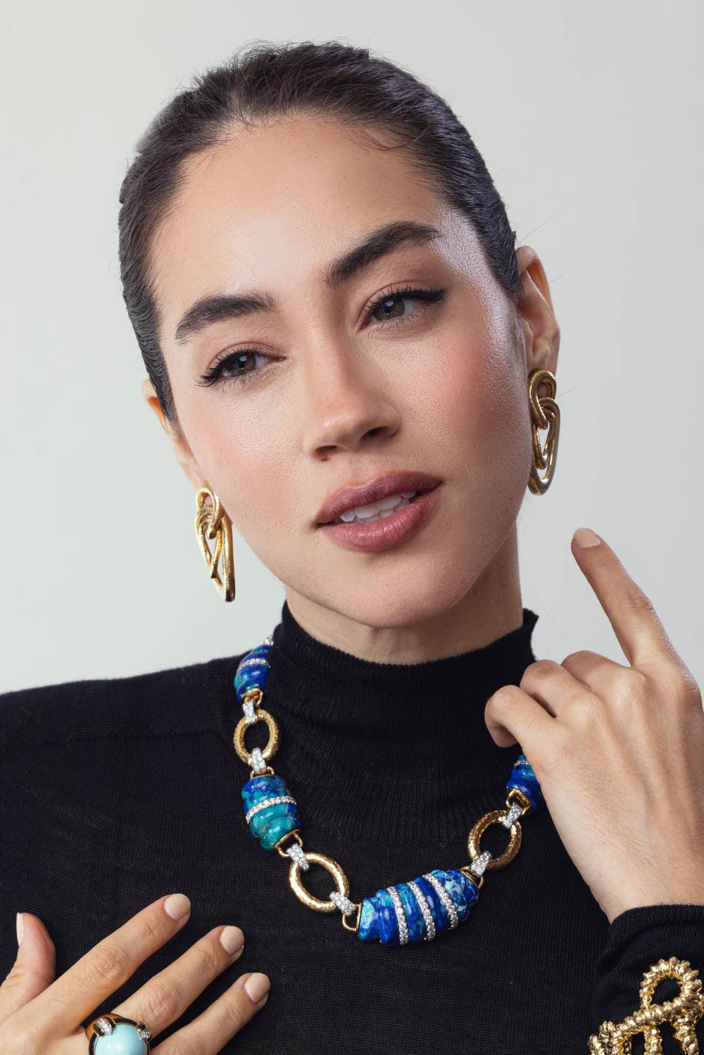 Hammered Earrings - Image 2