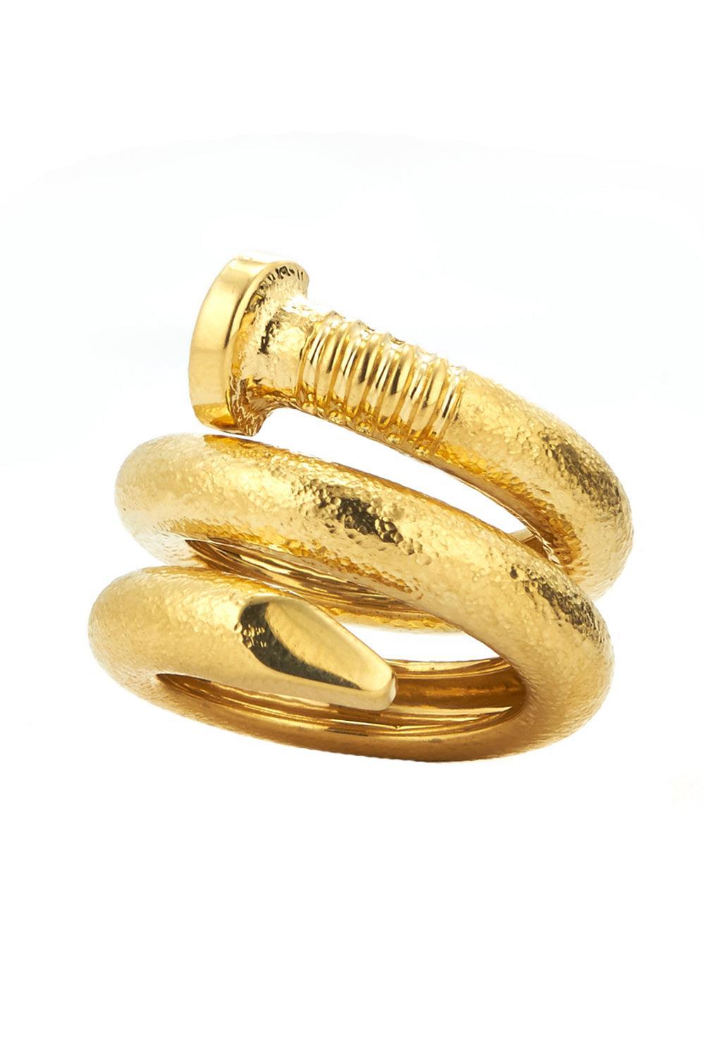 Hammered Nail Ring