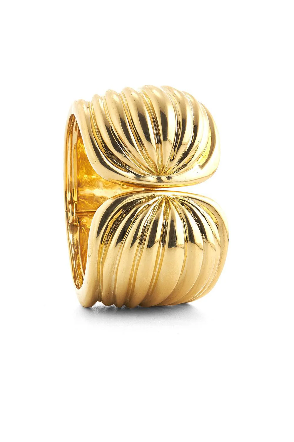 Hammered Scallop Cuff Bracelet