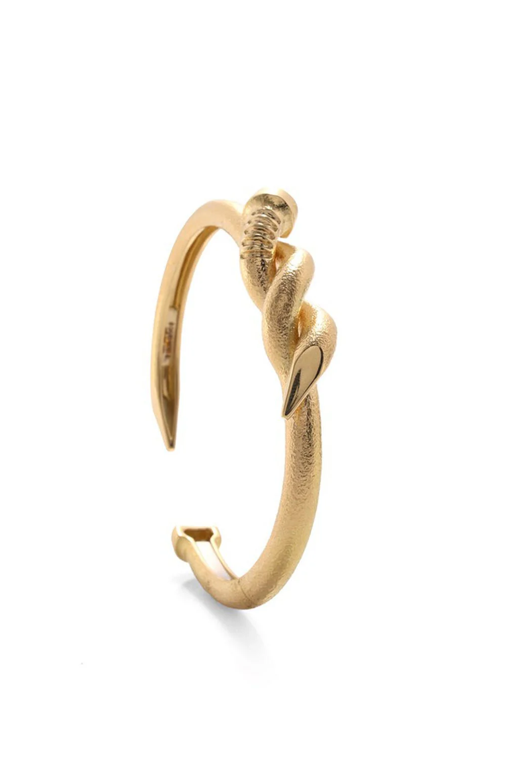 Hammered Twisted Nail Cuff