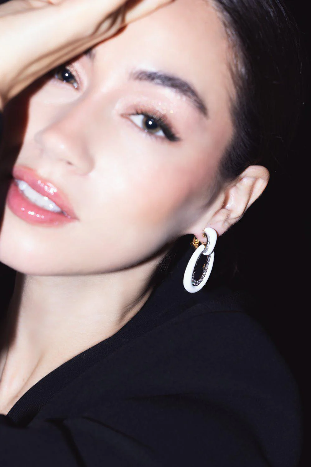 Long Hoop Earrings - Image 3