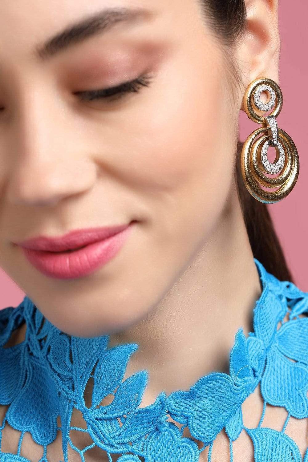 Madison Triple Round Hoop Earrings - Image 3