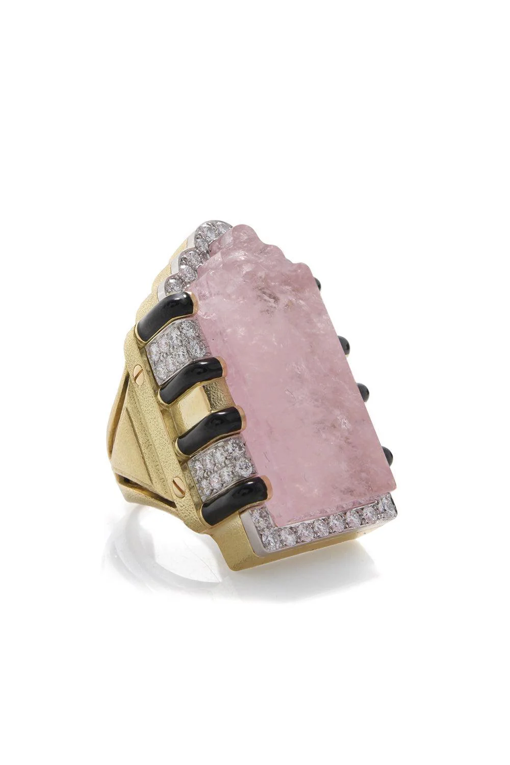 Morganite Sanctus Ring