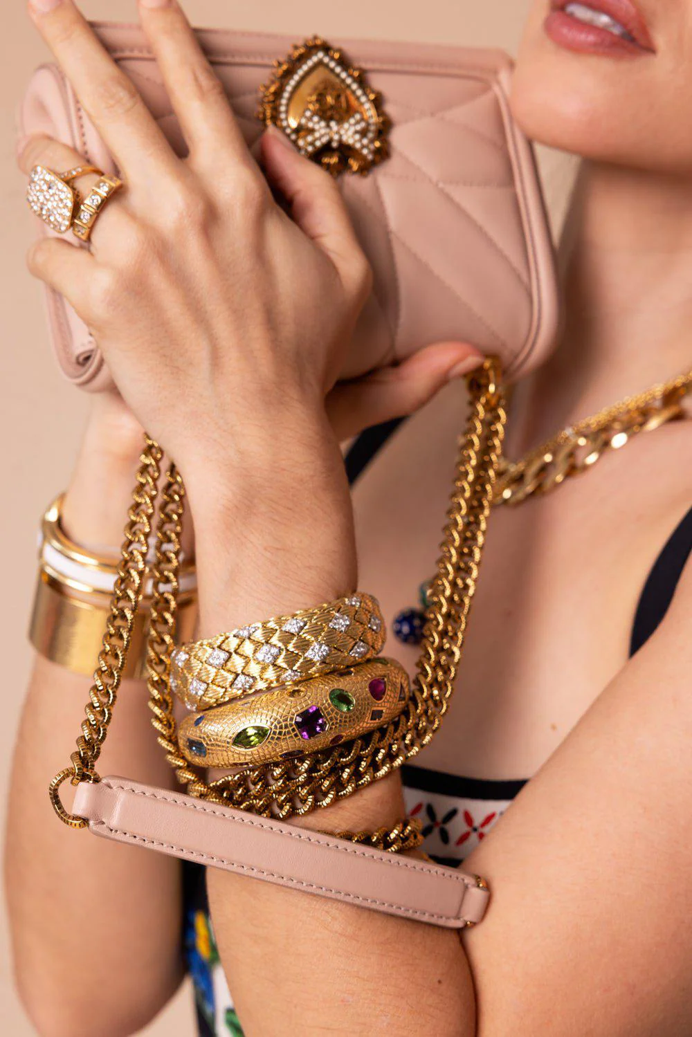 Narrow Quilted Bracelet - Image 2