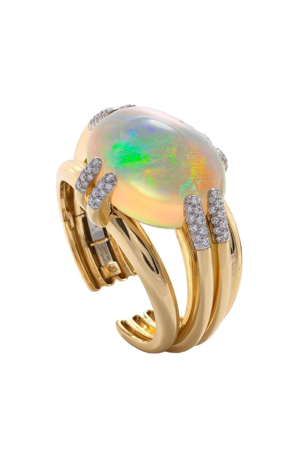 Opal Notre Dame Cuff Bracelet