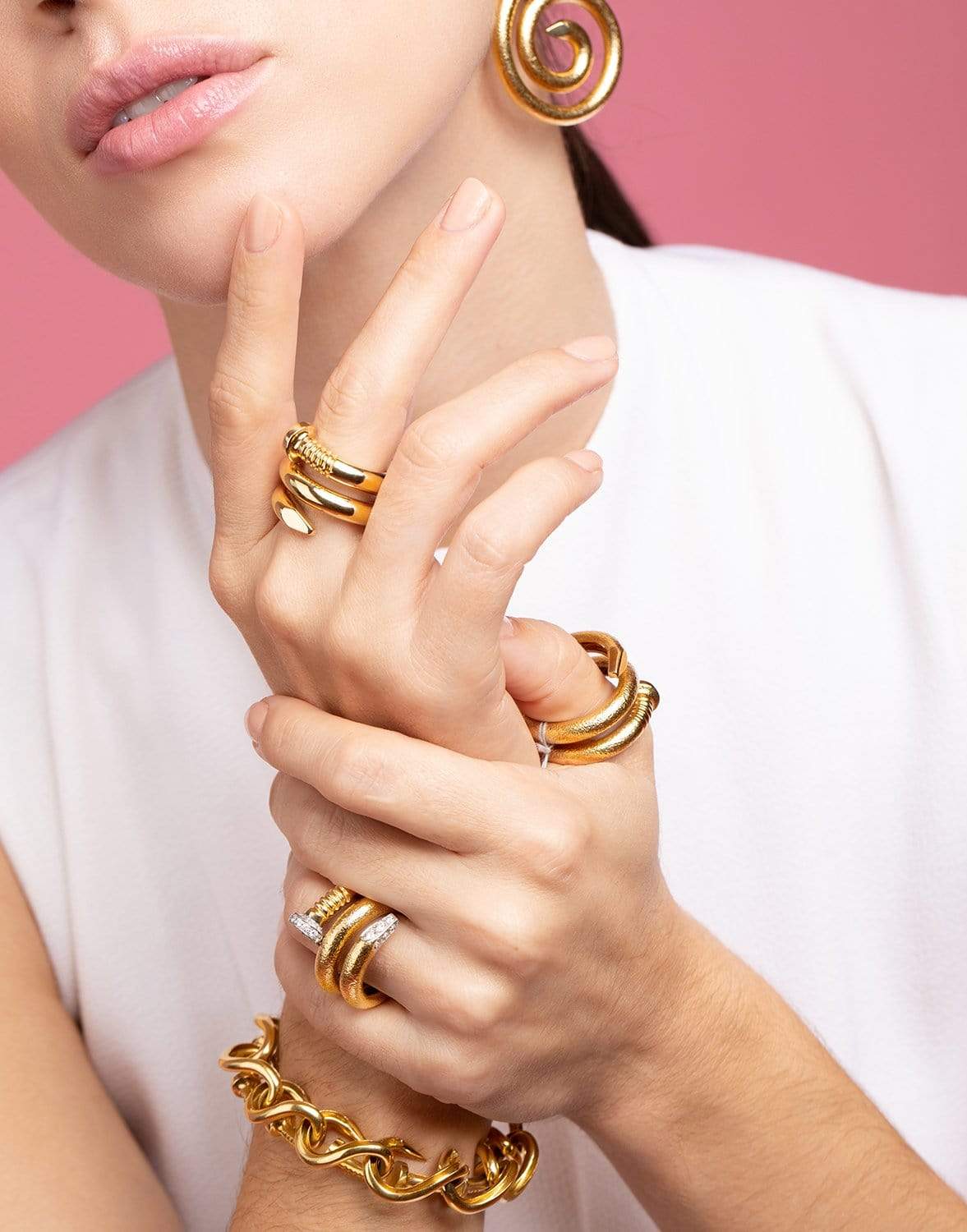Polished Nail Ring - Image 3