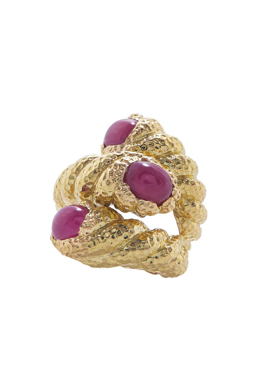 Ruby Triple Rope Ring