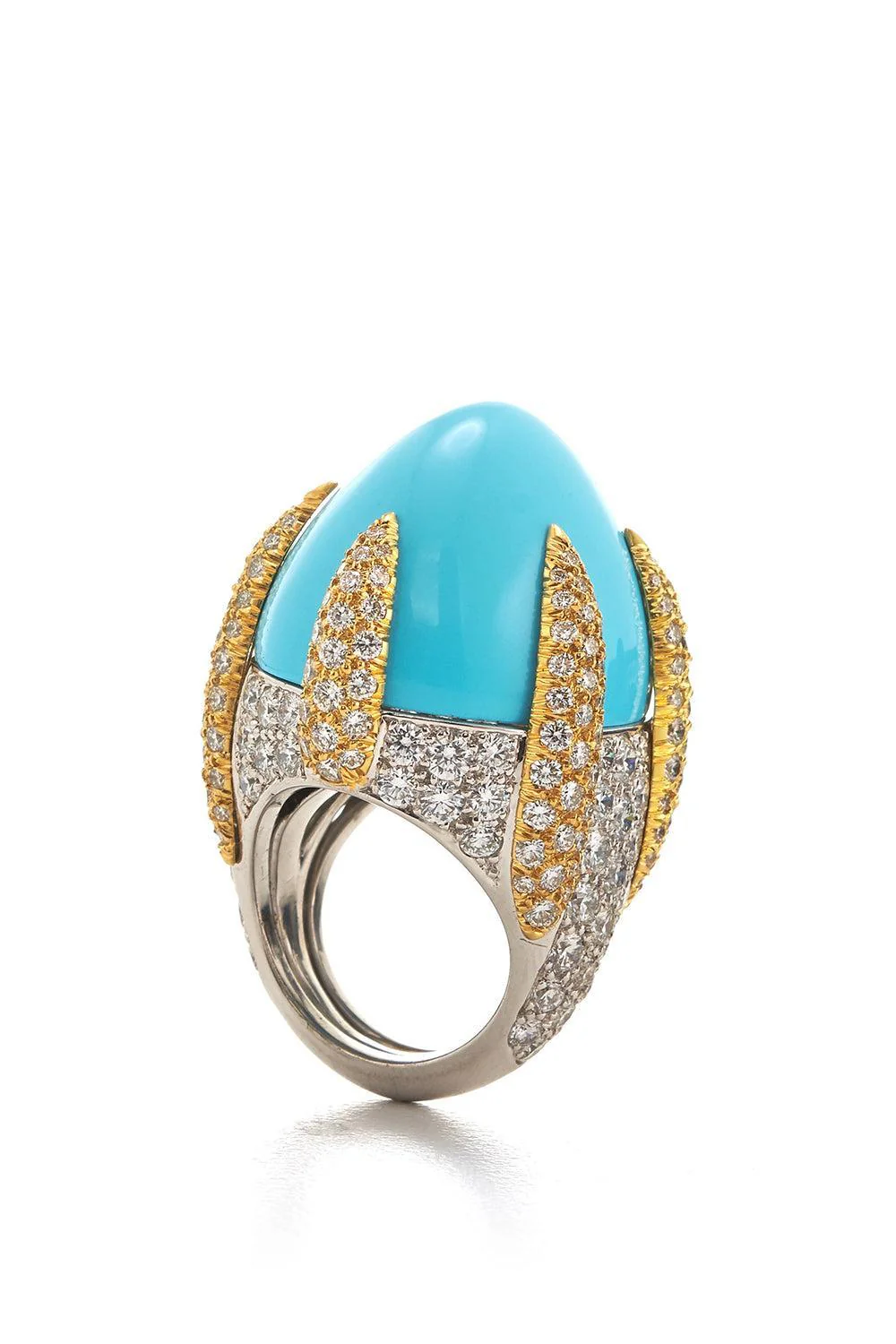Turquoise Talon Ring