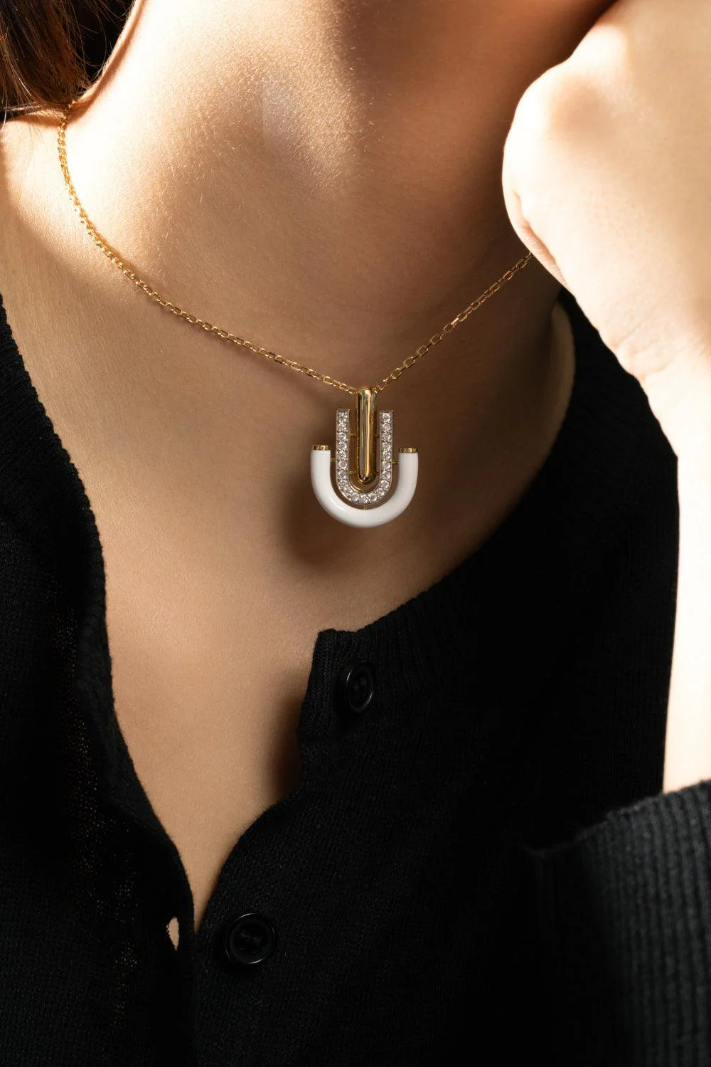 White Unity Necklace - Image 3
