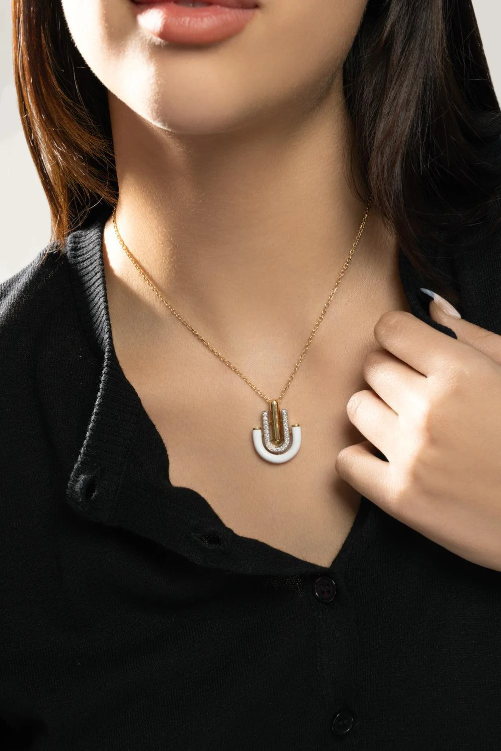 White Unity Necklace - Image 4