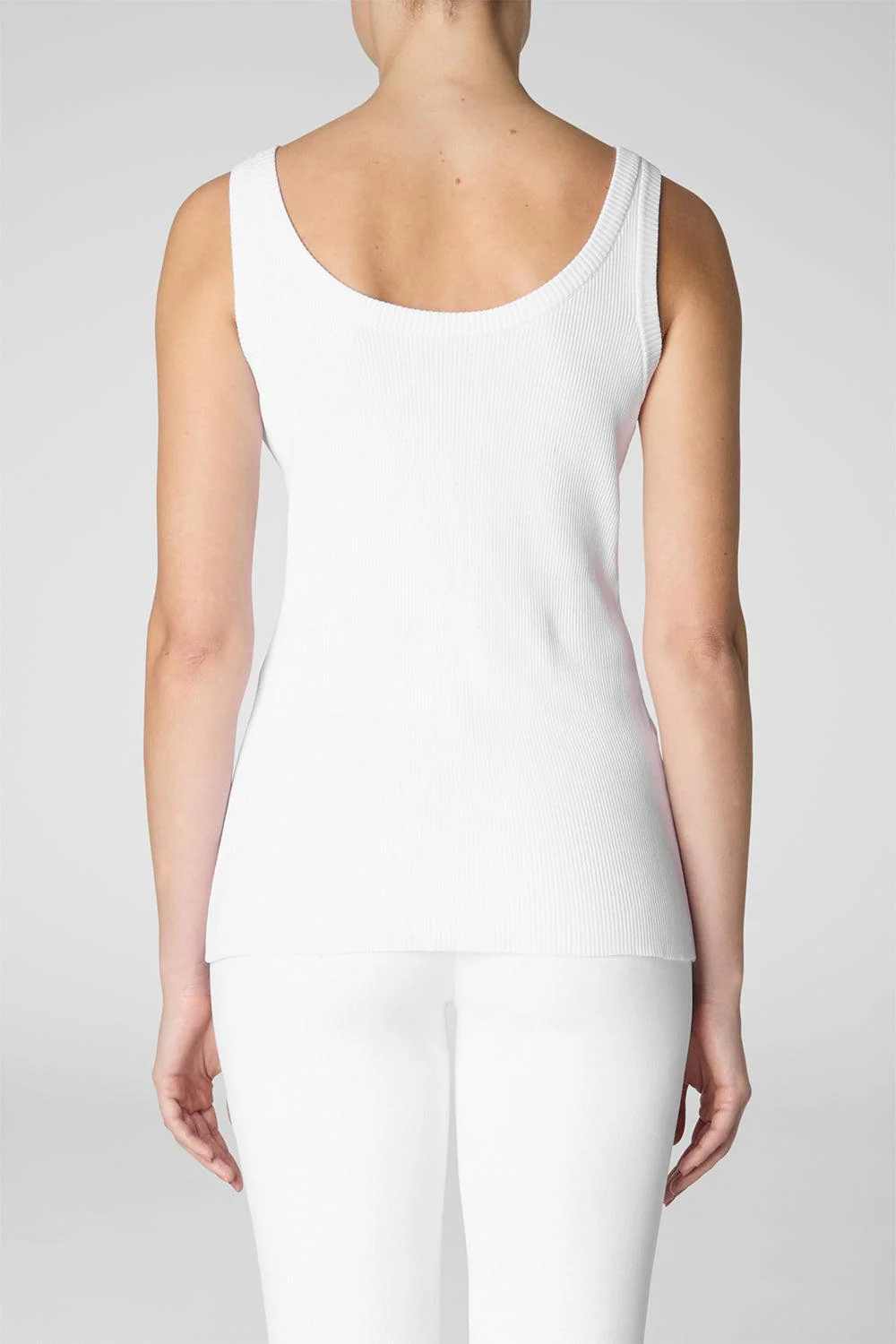Scoop Neck Ribbed Tank - Image 4