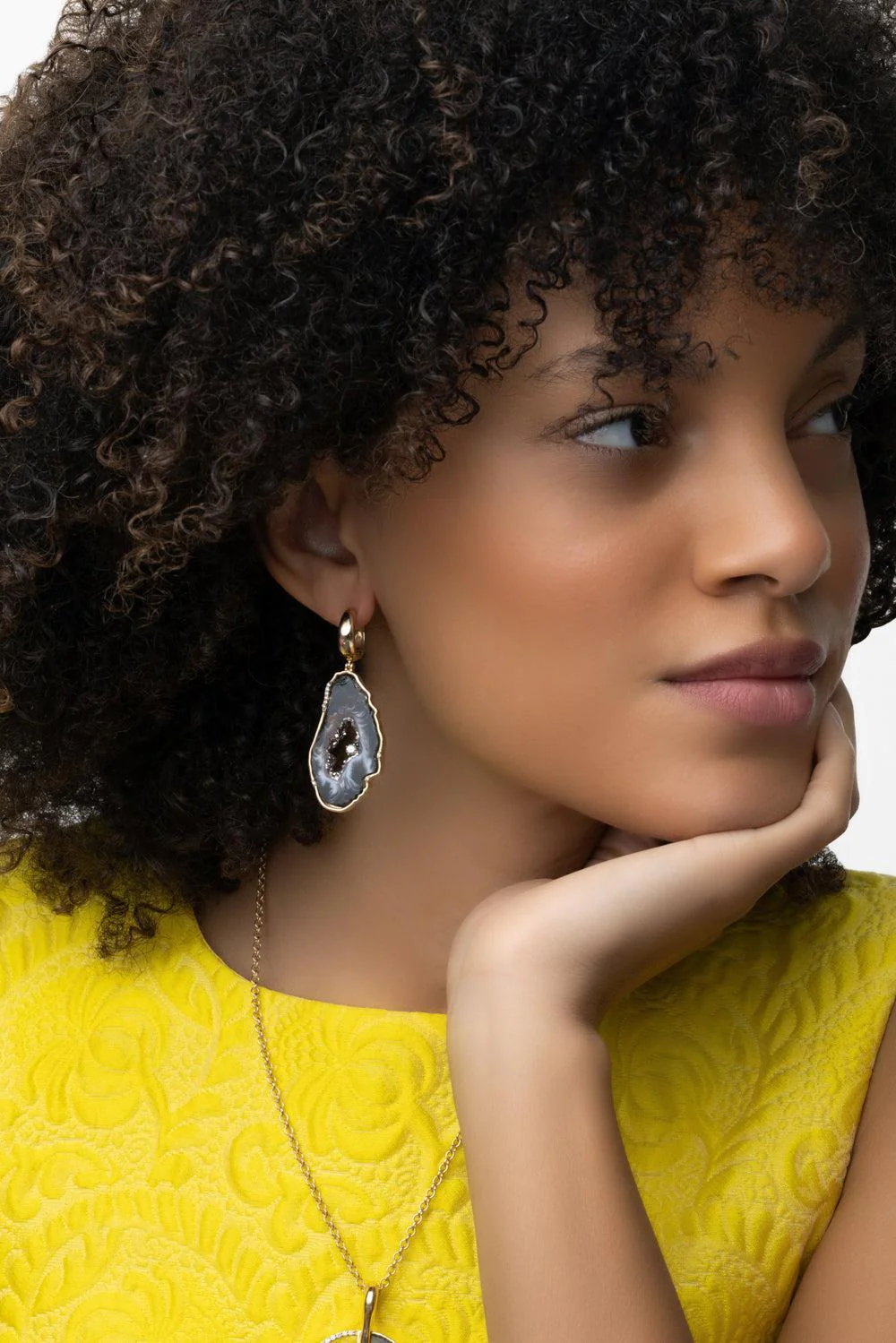 Agate Slice Earrings - Image 2