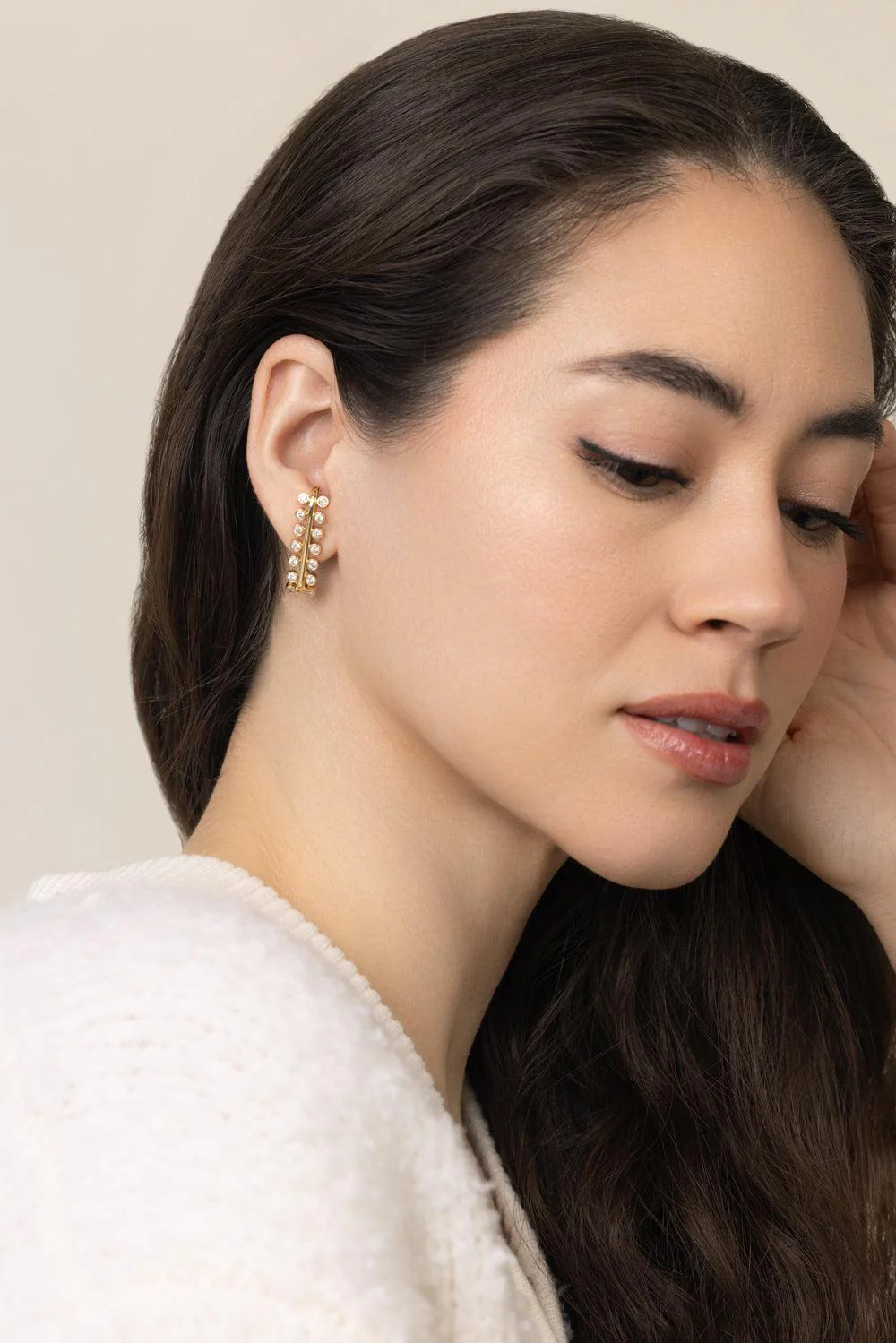 Diamond Drop Earrings - Image 4