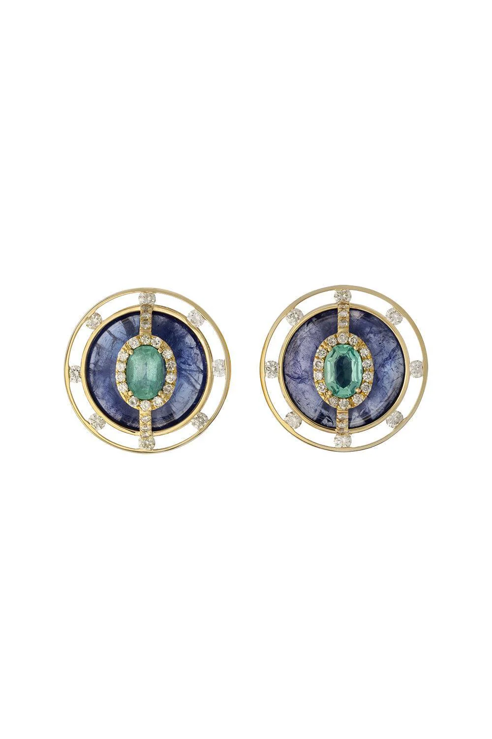 Tanzanite Diamond Earrings