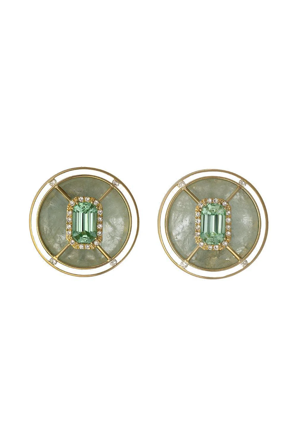 Tourmaline Sphere Earrings