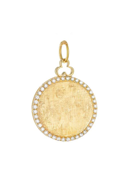 Classic Diamond Disc Charm