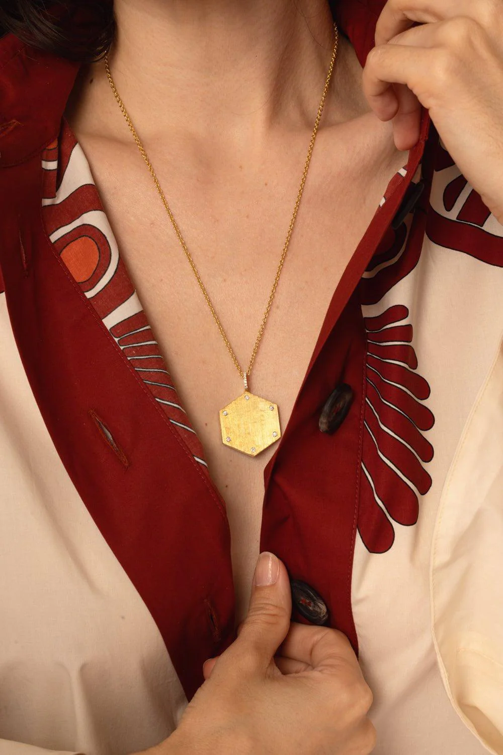 Cruise Locket Diamond Necklace - Image 4