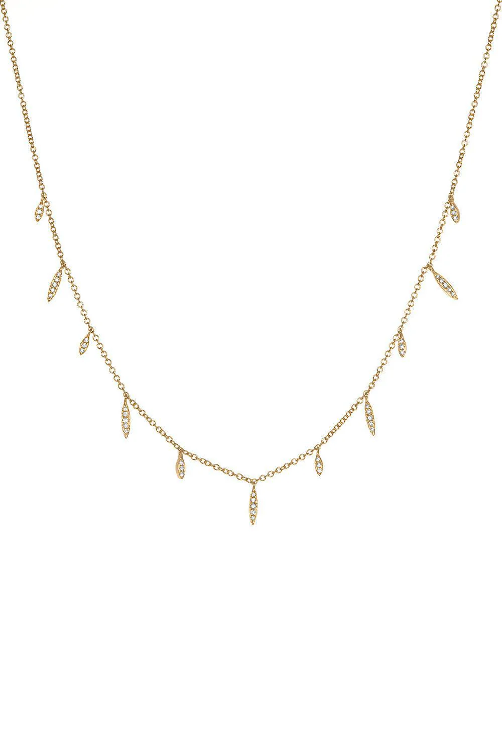 Deluxe Diamond Eleven Wishes Necklace