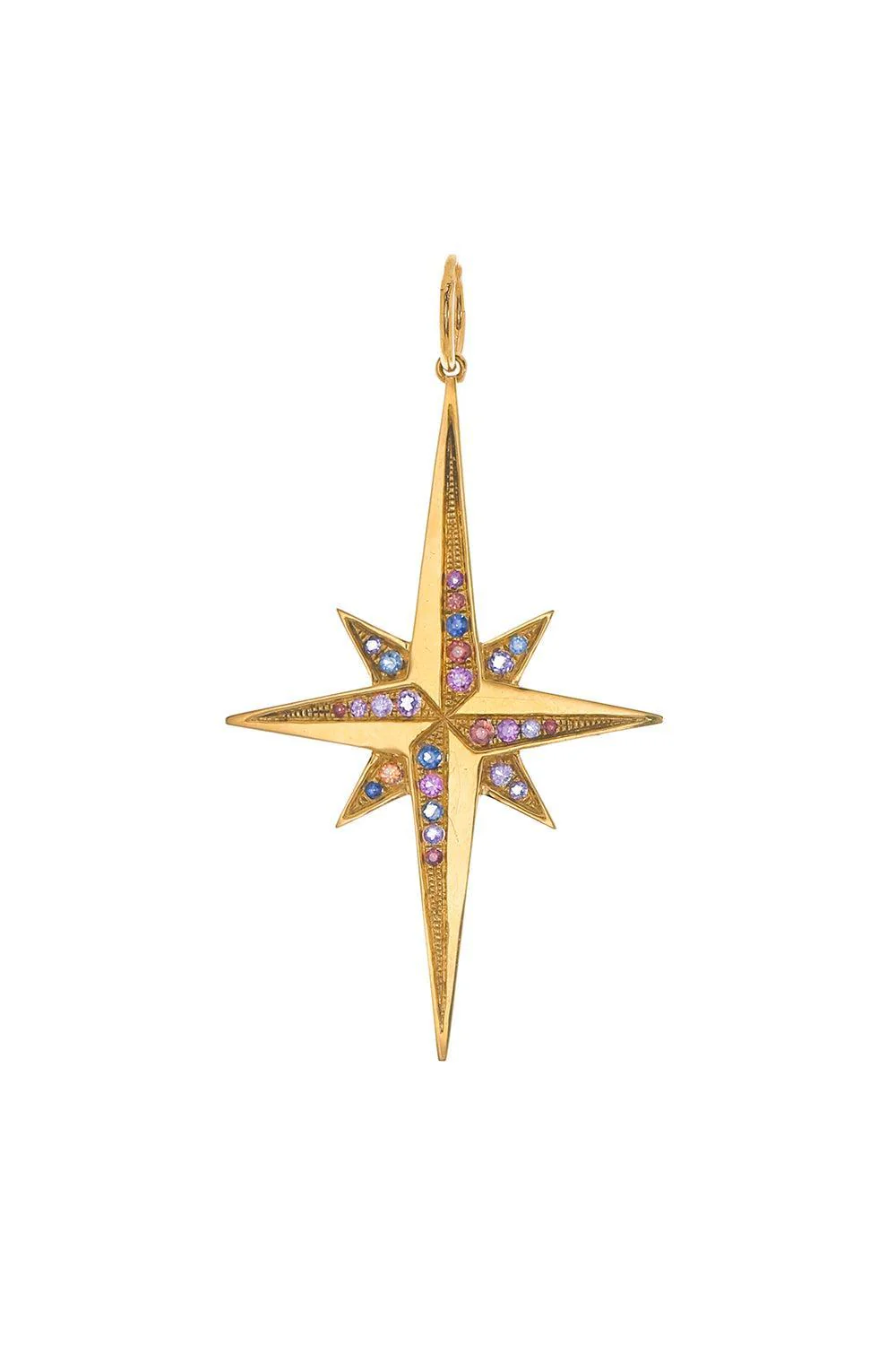 Deluxe Multi Sapphire Stellar Pendant