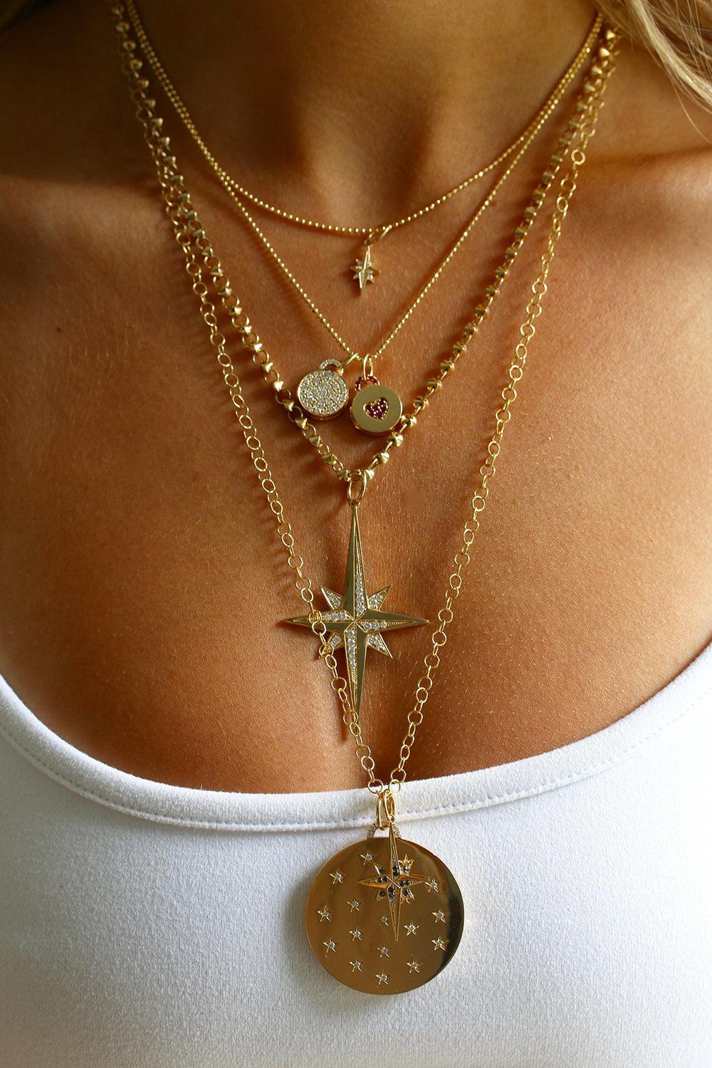Deluxe Turquoise Diamond Stellar Pendant - Image 2