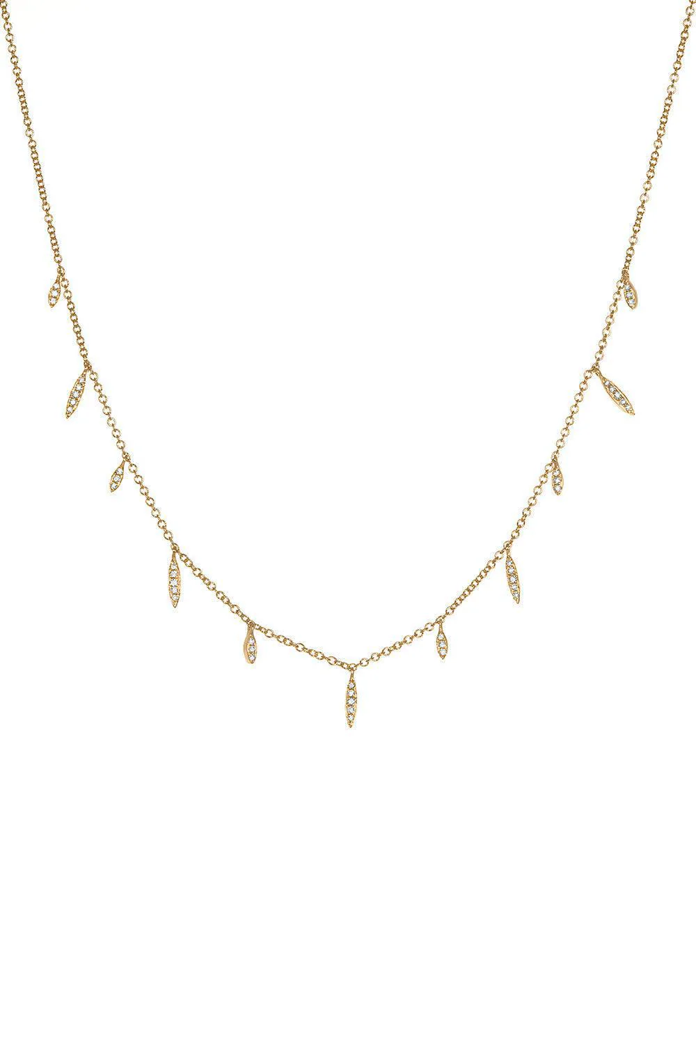 Diamond Eleven Wishes Necklace