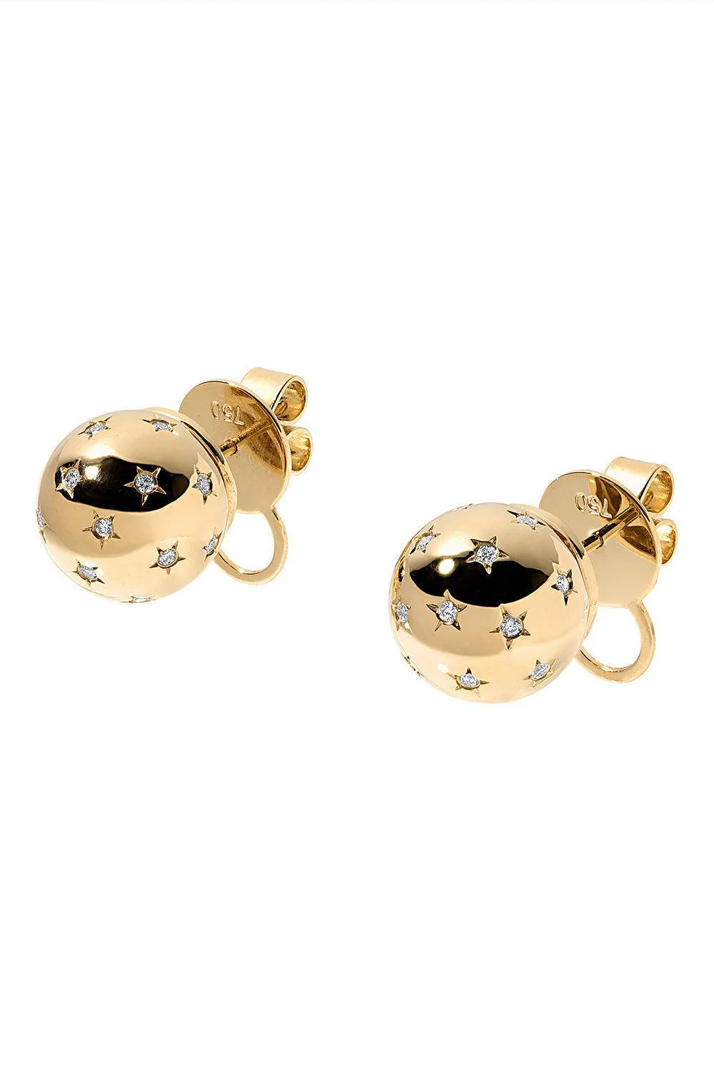 Lucky Stars Ball Stud Earrings