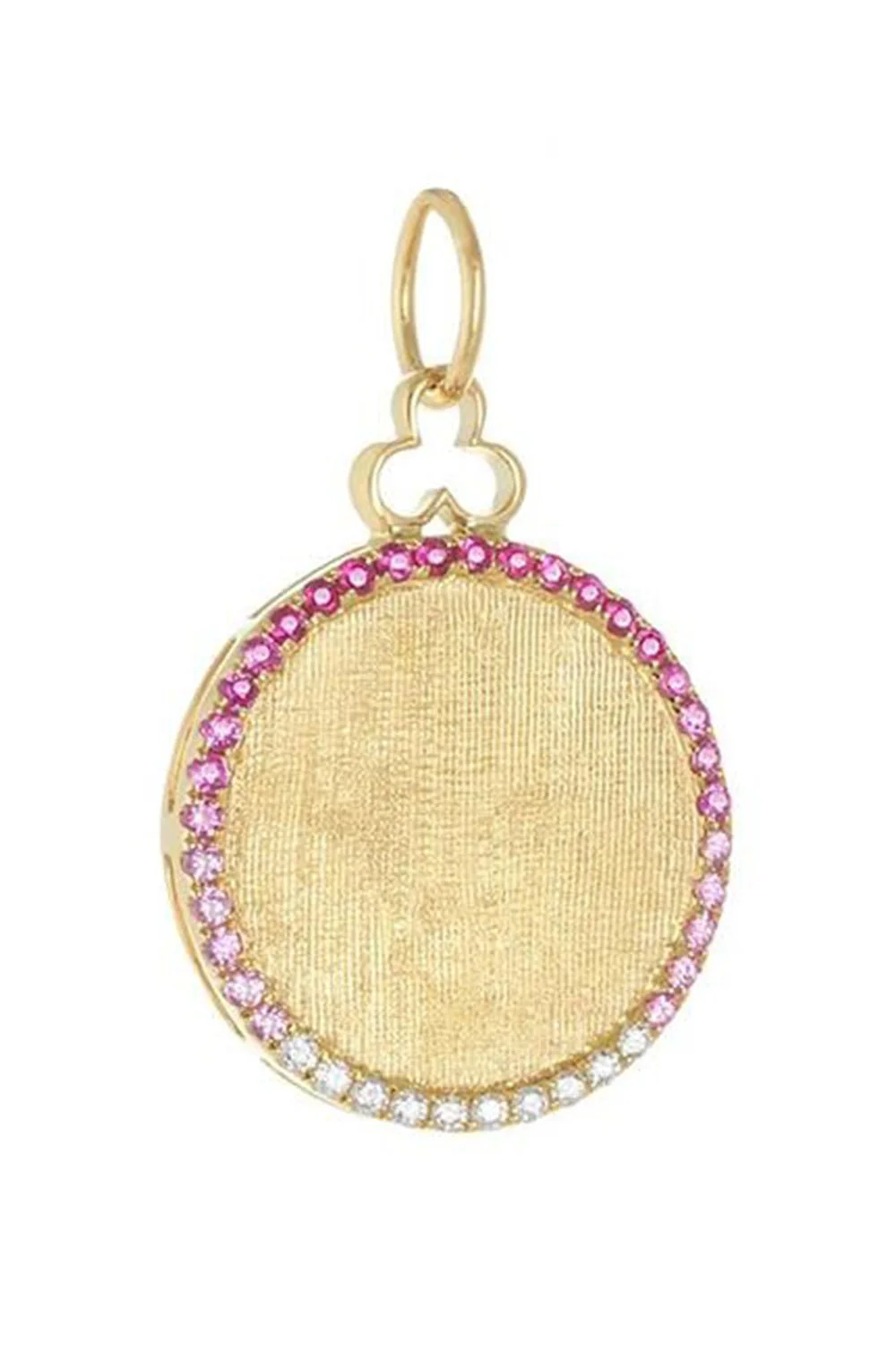 Pink Ombre Deluxe Disc Charm