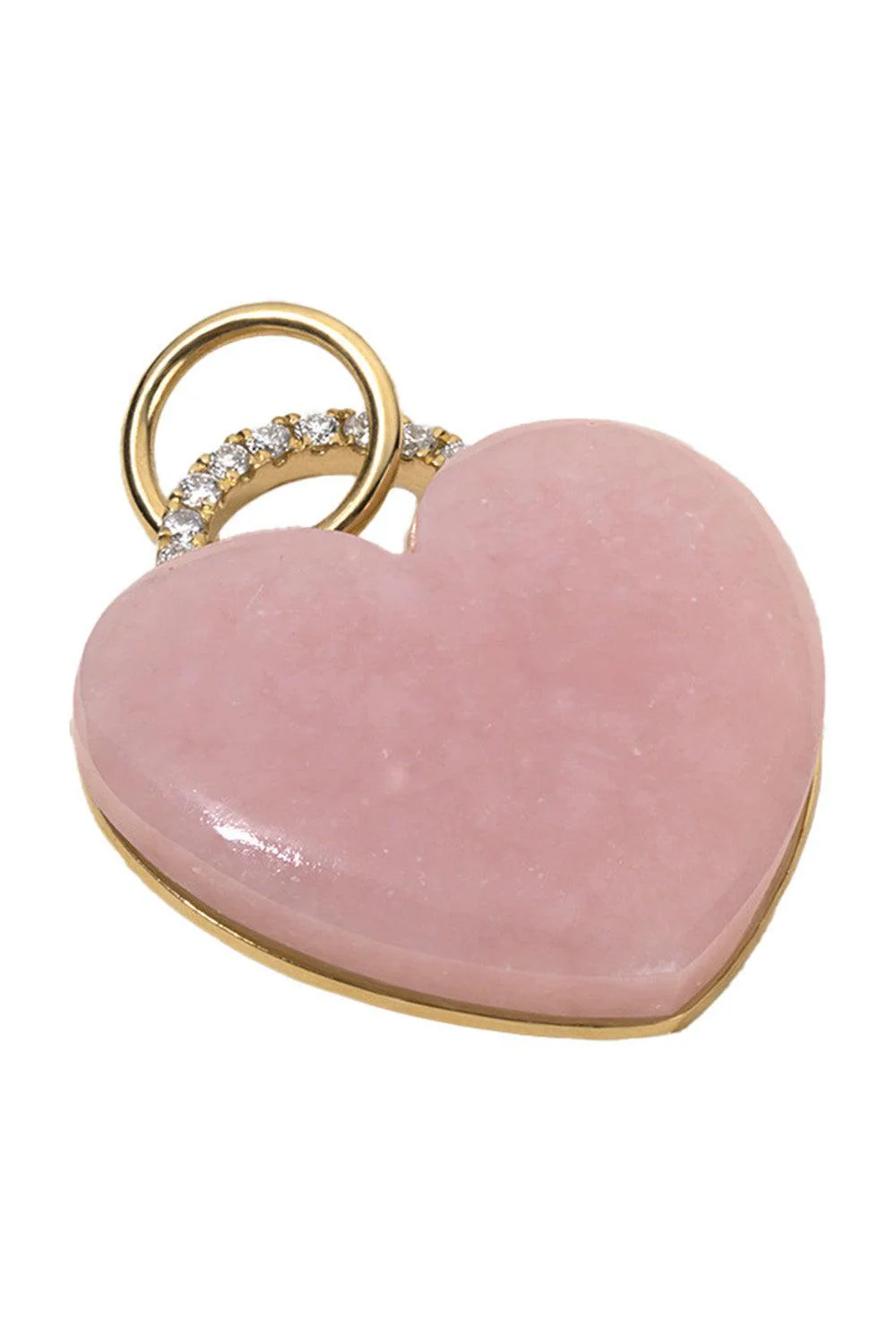 Pink Opal Heart Charm - Image 5
