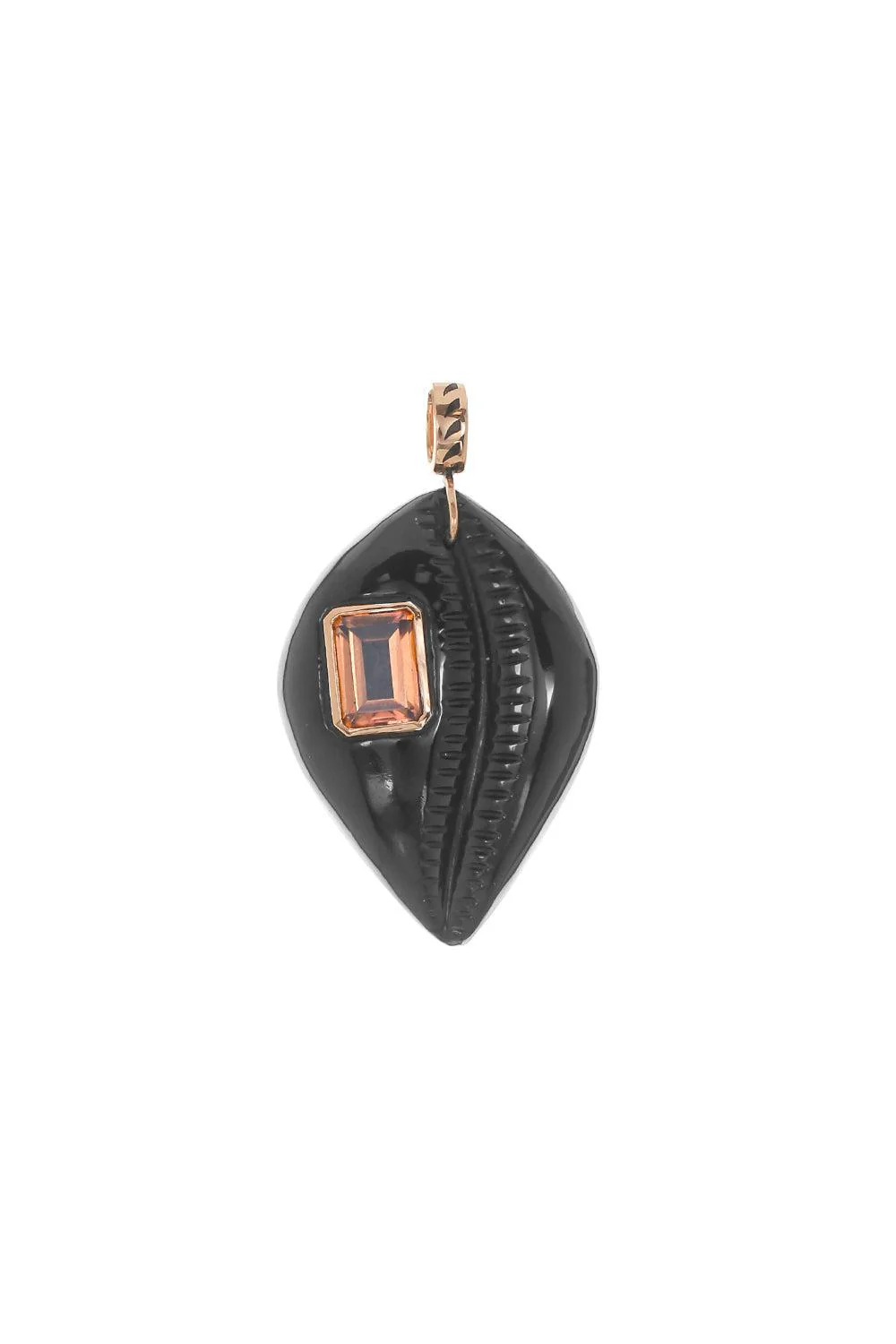 Citrine Cowry Medio Pendant