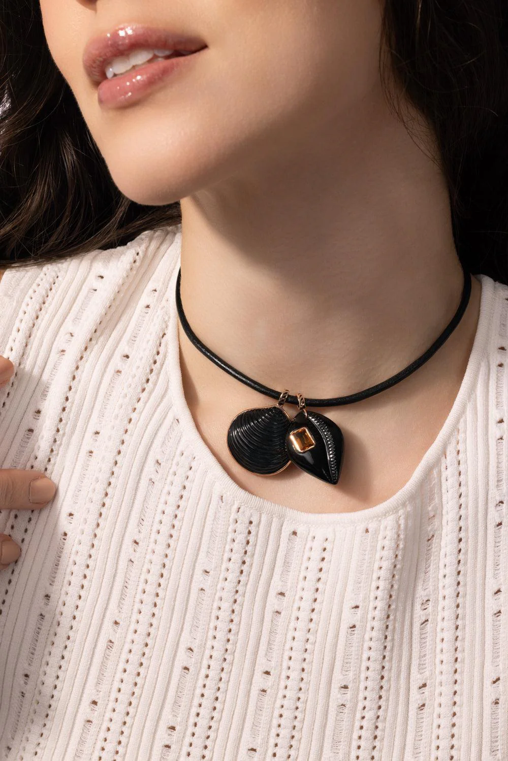 Citrine Cowry Medio Pendant - Image 2