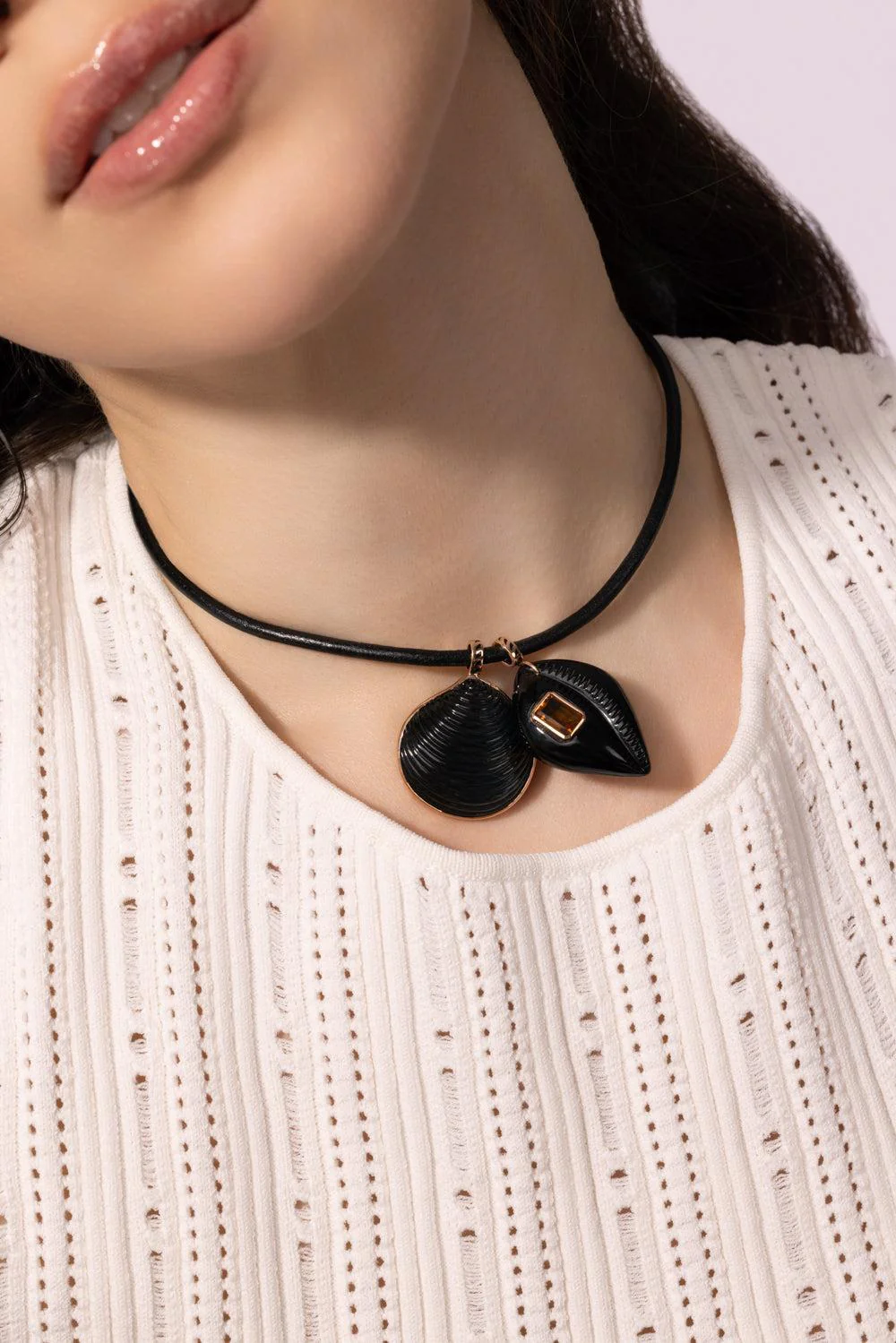 Citrine Cowry Medio Pendant - Image 3