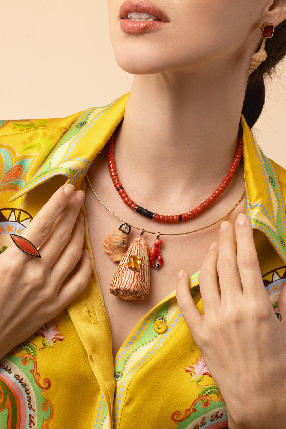 Diamond Lobster Claw Pendant - Image 2