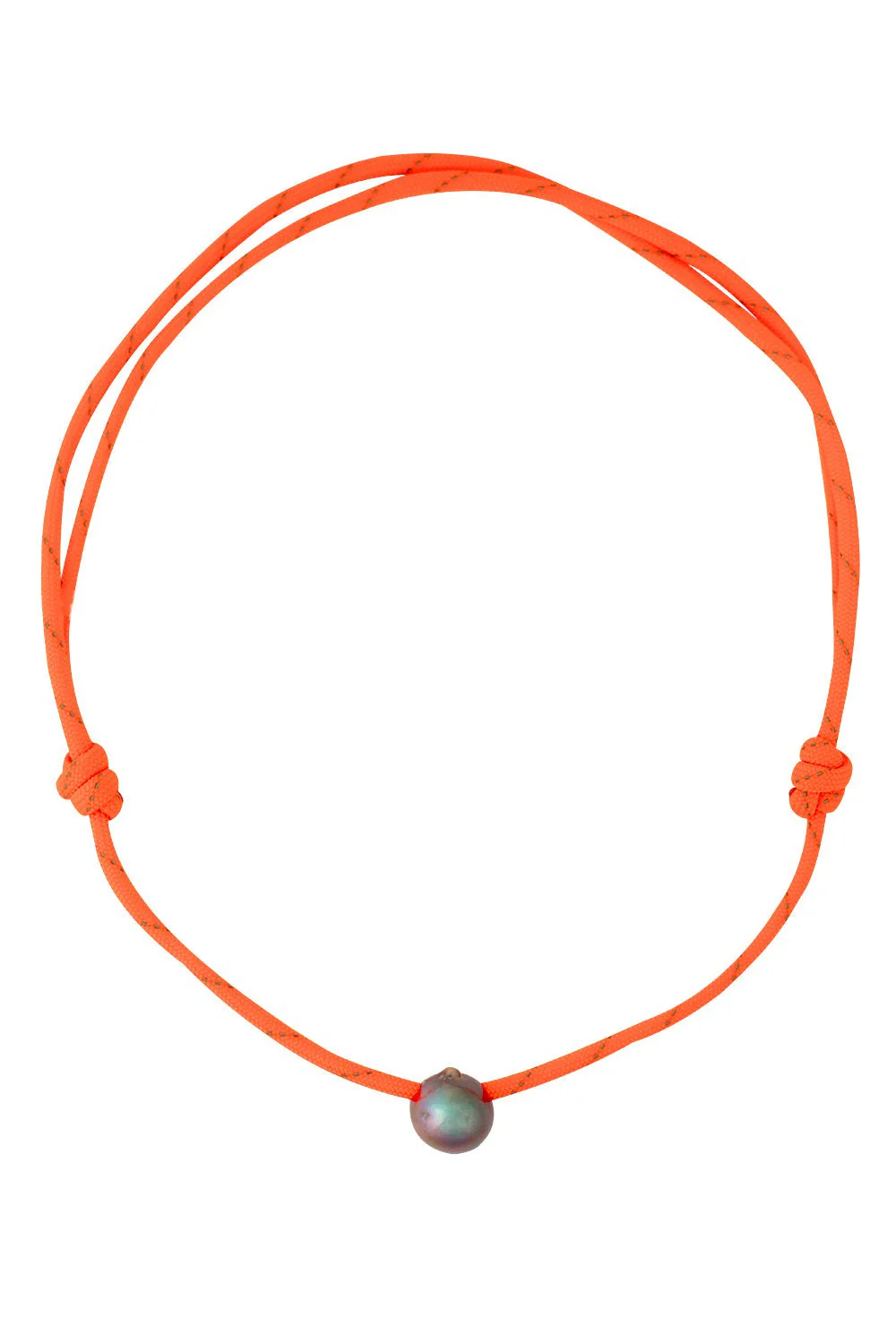 Gray Pearl Choker Necklace