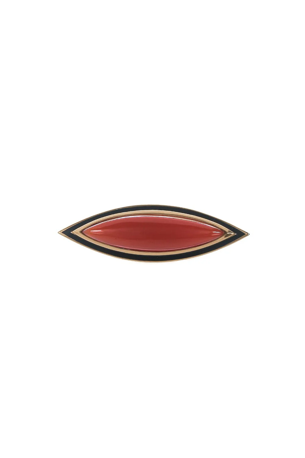 Marquise Coral Cabochon Ring