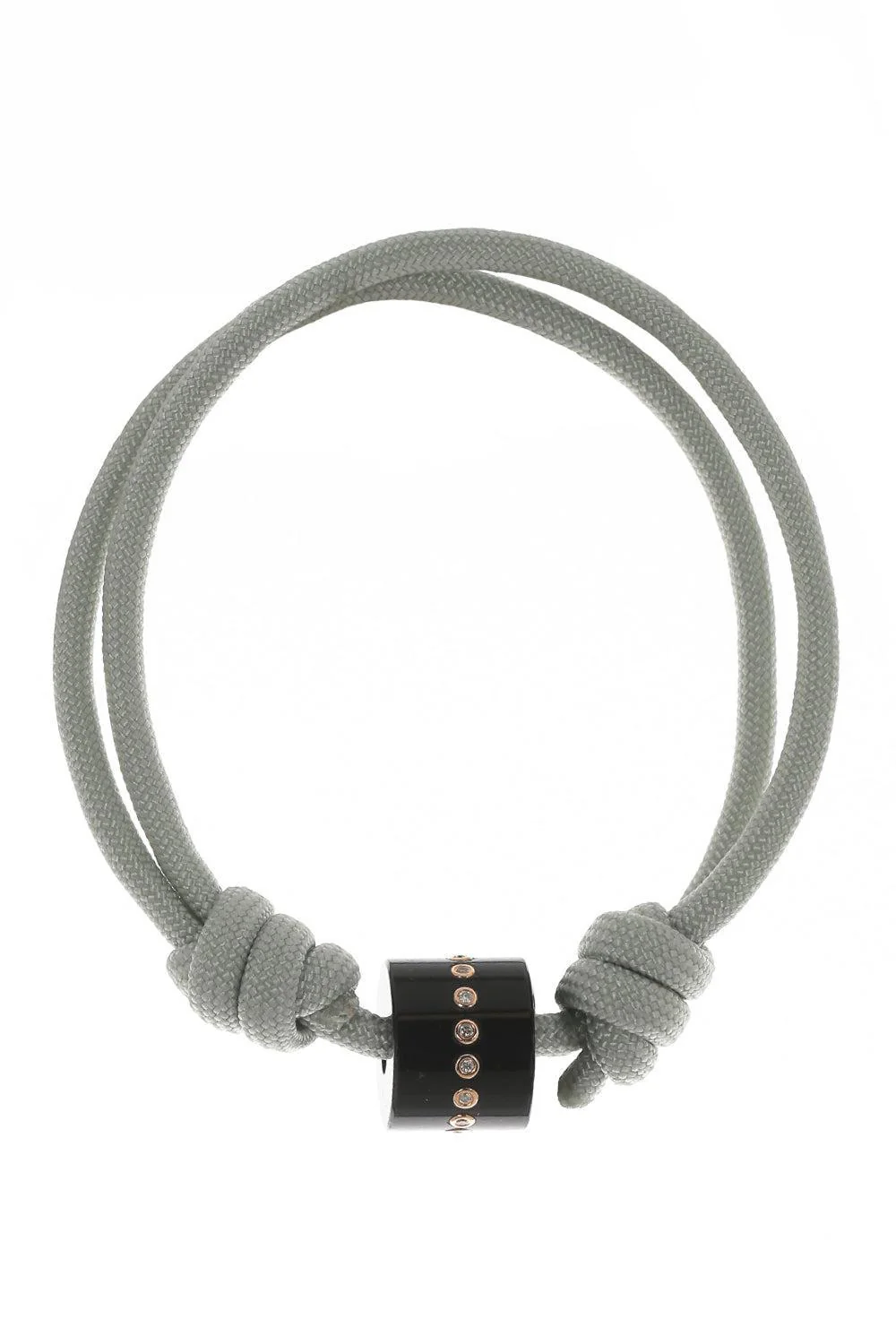 Onyx Diamond Short Bead Anklet