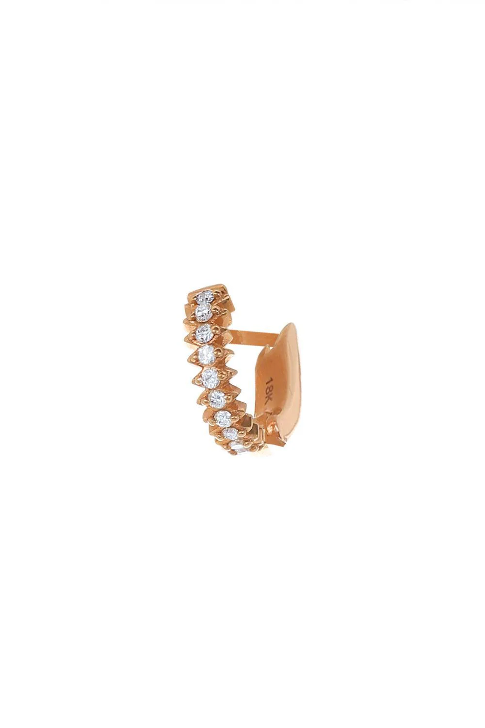 Diamond Huggie Earring - Image 2
