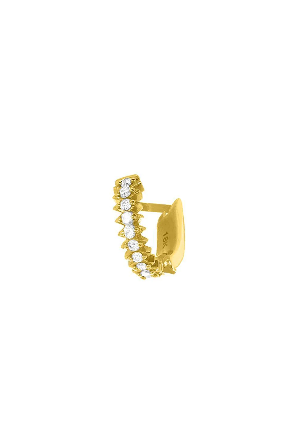 Diamond Huggie Earring - Image 3