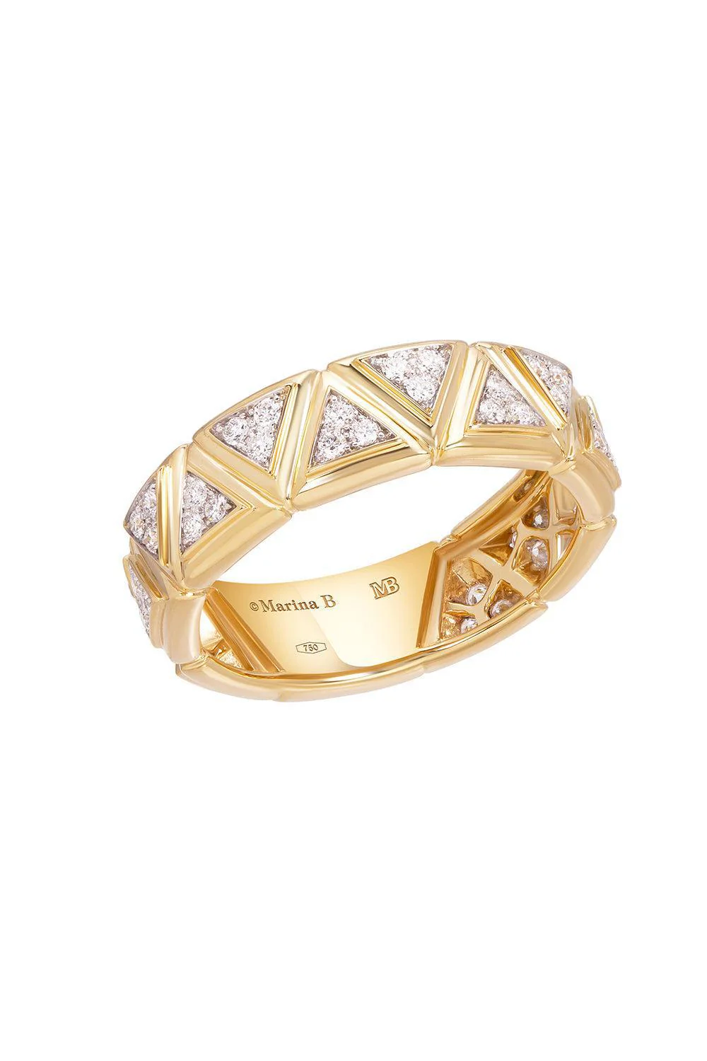 Diamond Triangolini Ring
