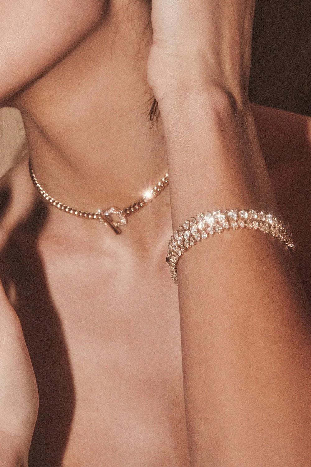 Diamond Trillion Toggle Choker - Image 4