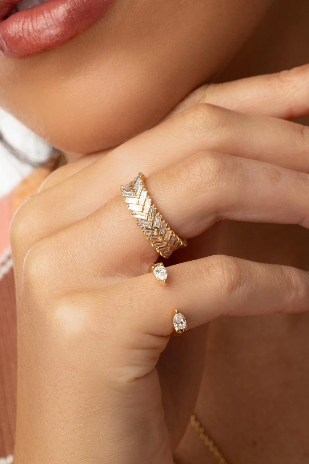 Diamond Zipper Ring - Image 2