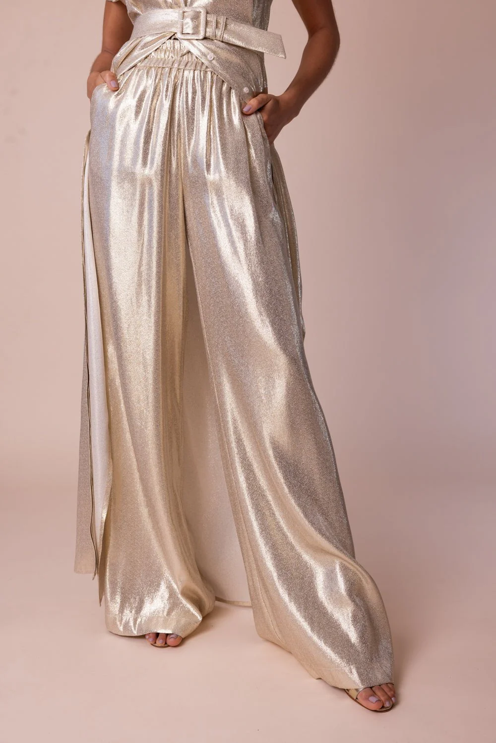 Jil Pant - Gold - Image 2