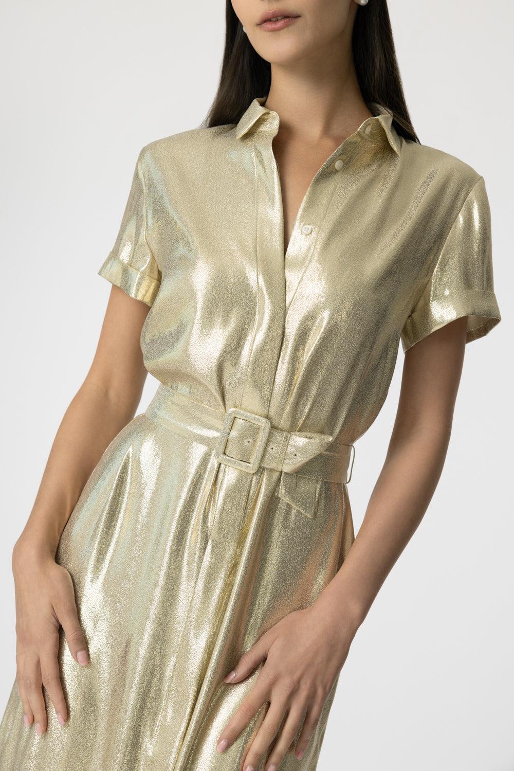 Redonna Dress - Gold - Image 4