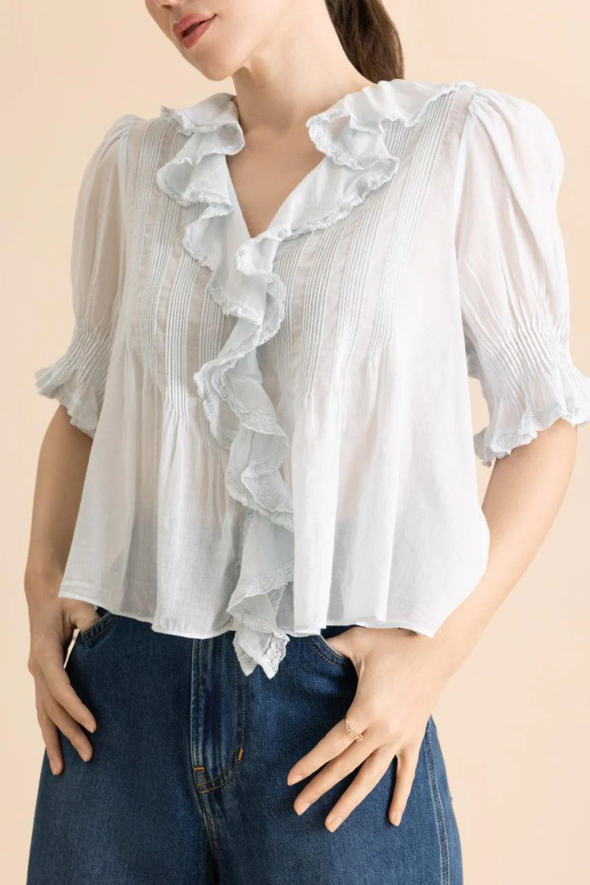 Henri Top - Alice Blue - Image 3